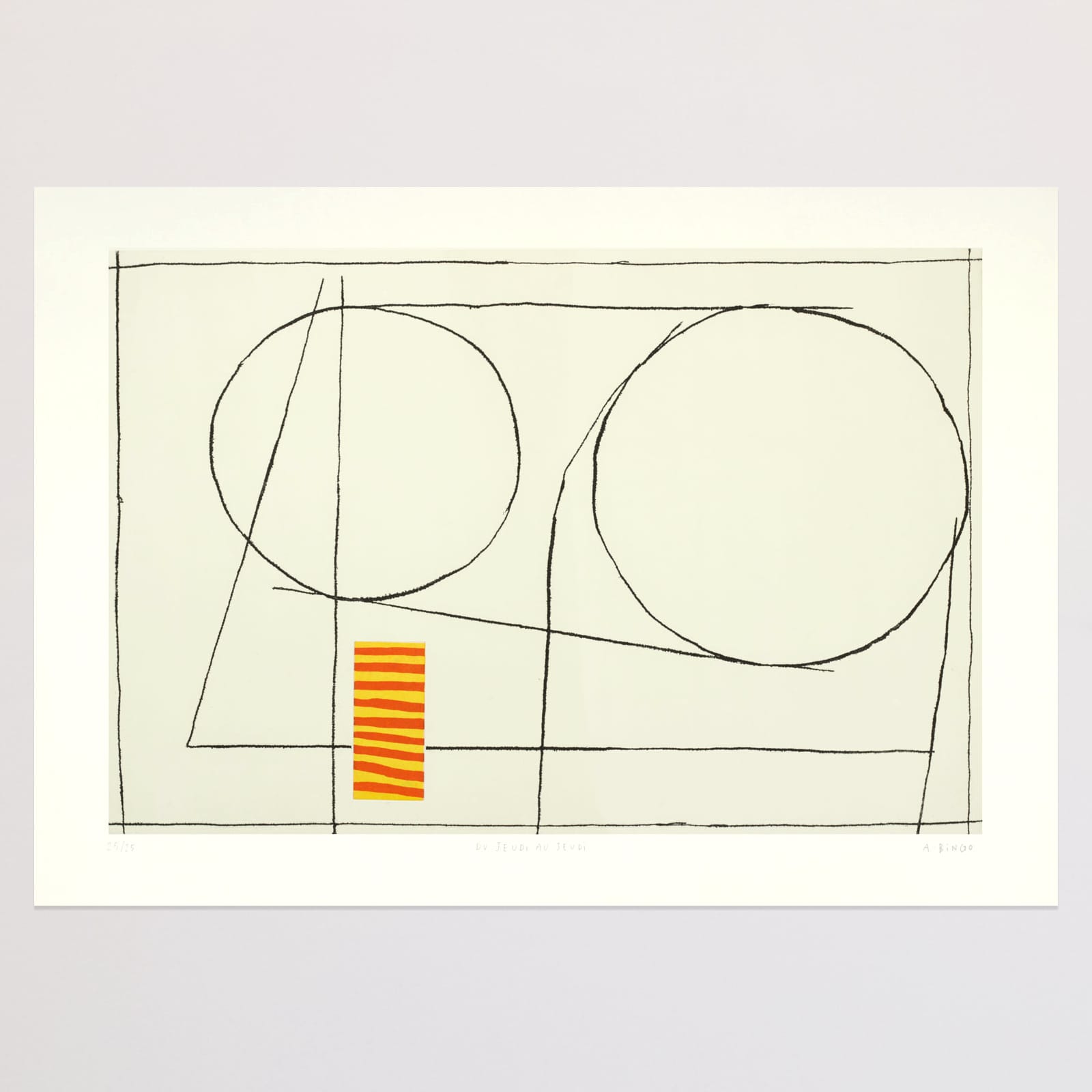 Atelier Bingo, De Jeudi à Jeudi