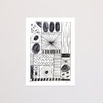 Atelier Bingo, serigrafia monocroma