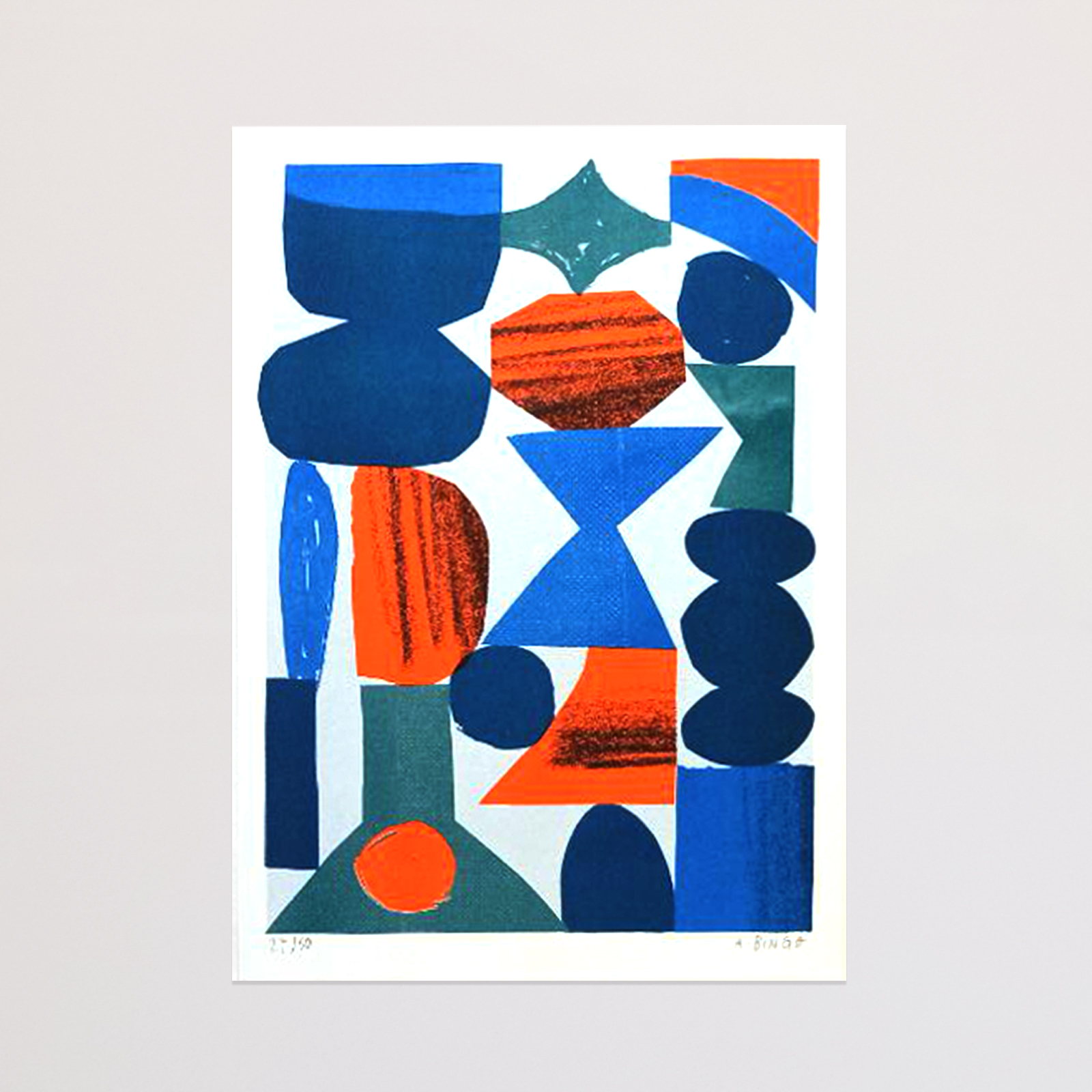 Atelier Bingo, risografia colorata