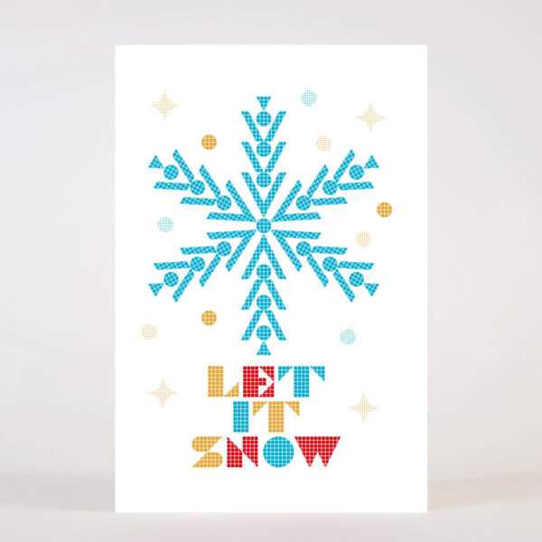Biglietto d'auguri - Let it snow