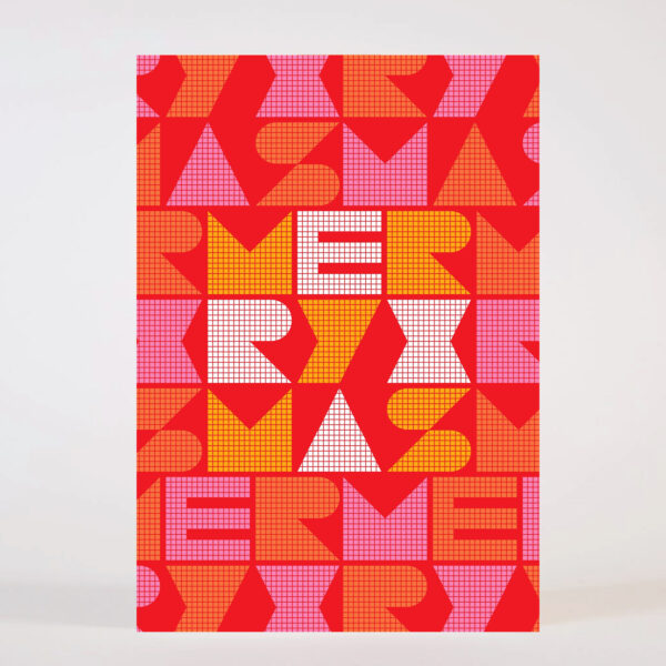 Biglietto d'auguri - Merry Xmas Gloria (Red)